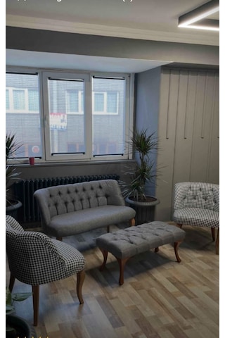 Gri, Kazayagı Cay Seti Koltuk 2 1 1 Puf Hediye