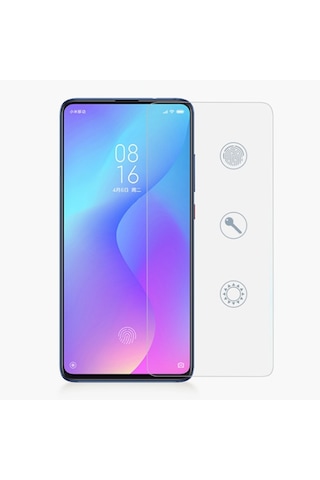 Xiaomi Redmi K20-K20Pro-Mi 9T Tempered Kırılmaz Cam Ekran Koruyu Şeffaf