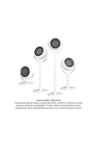 Ayaklı Isıtıcı Fan 800w Sessiz Çalışma Hızlı Isıtma Aşırı Isınma Koruma
