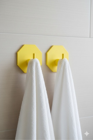 2 Li Askılık Kapı Arkası, Duvara Monte, Dayanıklı Malzeme, Yeşil 24 Yeşil