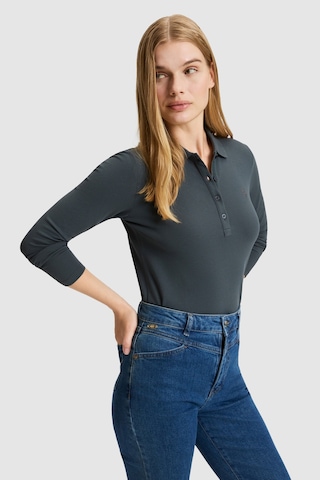 U.S. Polo Assn. Kadın Gri Polo Yaka Basic Sweatshirt 50326760-vr076 Sıs