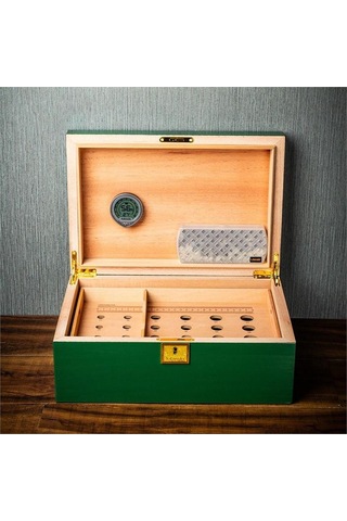 Lubinski Special Edt. Green Lion Puro Kutusu Humidor 100s Lb-022