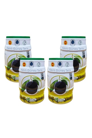 Katırlı Güney Tarla Sofralık Siyah Zeytin 4 Adet X 1 Kg