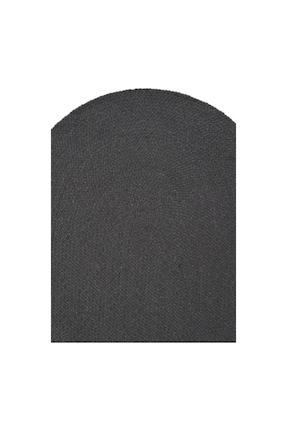 Cool Halı Glenn 606 Antrasit Banyo Halısı Antre Halısı Hasır Dokulu Oval Banyo Paspas Mutfak Halısı