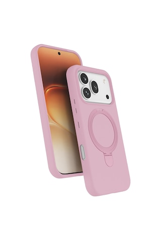 Huawei Honor 600 Pro Regal Magsafe Standlı Kapak - Açık Pembe AÇIK PEMBE