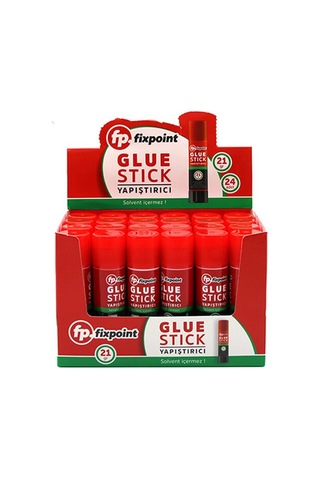 Fixpoint P-0650 Stick Yapıştırıcı Prit 21gr Temiz Güvenli Yıkanabilir Toksit İçermez - 24'li Paket