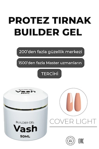 Vash Protez Tırnak Jeli Coverlight 50 ML
