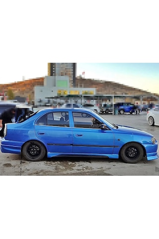 Hyundai Accent 2 Milenyum Kasa Marşpiyel - Boyasız Fiberglass - 2001 - 2004