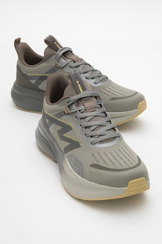 Marcomen Erkek Kalın Taban Bağcıklı Comfort Sneaker Mc 21426 Haki Haki