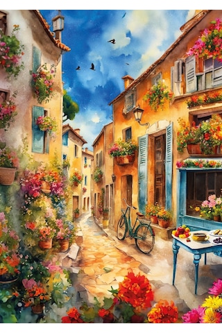 Ks Games 500 Parça Dar Taşlı Sokak Puzzle - Serhat Filiz