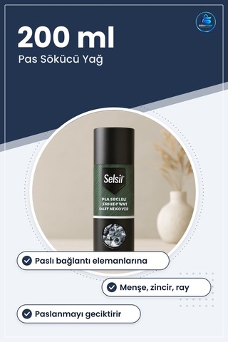 Pas Sökücü Ve Yağlayıcı Genel Bakım Spreyi 200 Ml Paslı Somun Civ