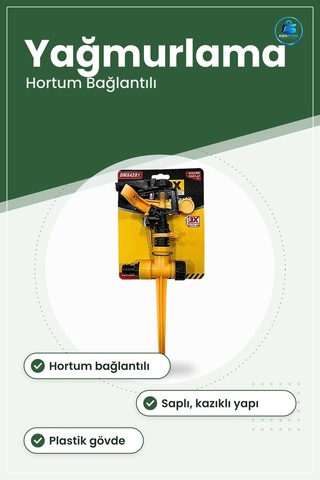 Fıskiye Saplama Plastik Spring Bahçe Sulama Yağmurlama Hortum Bağ