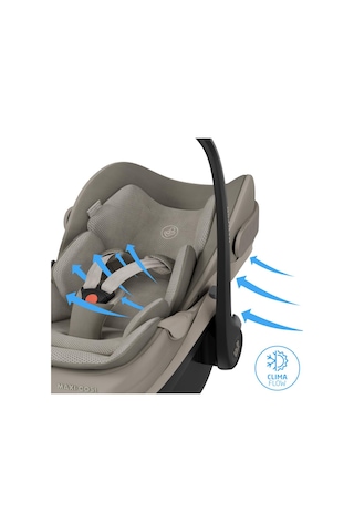 Maxi-cosi Pebble Slide Pro Isofix Bazalı 360 Dönebilen Tam Yatabilen 0-13 Kg Ana Kucağı Sand