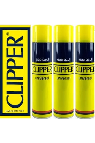 Clipper Gaz Çakmak Gazı 250 Ml x 3 Adet