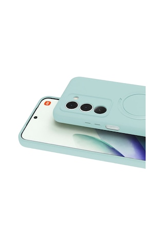 Newface - 824 - Xiaomi Redmi 15 4g Regal Magsafe Standlı Kapak - - Csmo-tex - Su Yeşili Diğer
