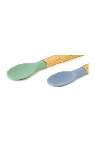 Citron 2'li Organik Bambu Kaşık Seti - Green/blue 1073674