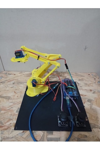 ARDUİNO ROBOT KOL PROJESİ HAZIR DEVRE