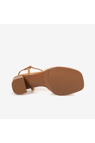 Noa Harmon Kadın Ayarlanabilir Kayışlı 5cm Topuklu Sandalet 10287 Multi-tan
