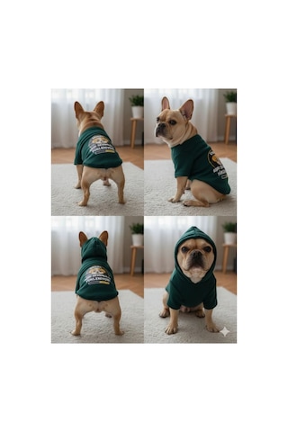 Penye Baskılı Sweatshirt Haki Penye Baskılı Sweatshirt Haki