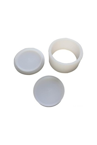 Besthome1 3d Pe Plaj Tuz Topu Kalıbı Beyaz Seti - 95g, 6.35x6.35x3.5cm, Sabun Kalıbı Dahil Beyaz