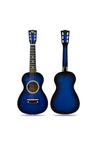 Fourtune Loki T-80BL 6 Telli Mavi Çocuk Gitarı Gerçek Ağaç