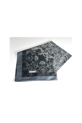 Miray Nevada Büyük Boy Organik Pamuk Eşarp - 120 X 120 - 06453 Gri