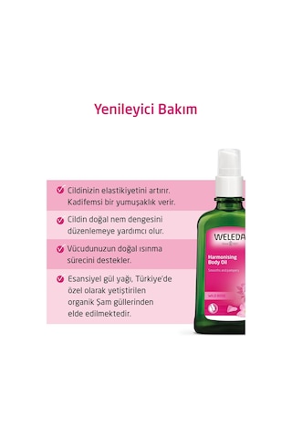Weleda Organik Yabani Gül Özlü Yenileyici Vücut Bakım Yağı 100 ML
