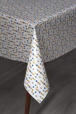 Astarlı Silinebilir Pvc Muşamba Masa Örtüsü Kahve Yonca - 158-a1 001