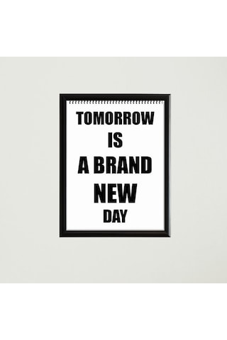 Tomorrow Çerçeveli Poster Tablo