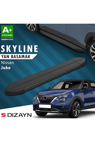 S-dizayn Nissan Juke 2 Skyline Siyah Yan Basamak 173 Cm 2019 Üzeri A+ Kalite