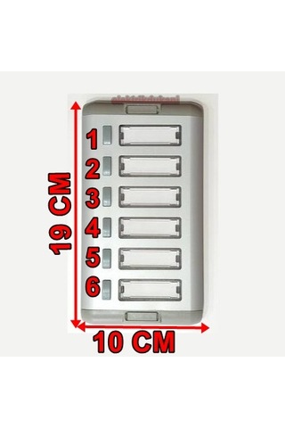 Ender 6 Lı Alüminyum Zil Paneli