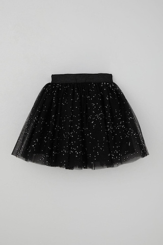 Breeze Kız Çocuk Tütü Etek Sim Detaylı 5-10 Yaş, Siyah Siyah