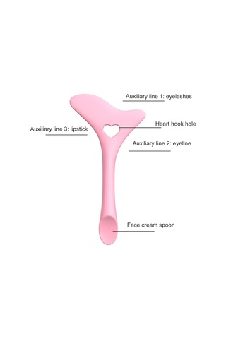 Sones Göz Makyajı Yardımcıları Silikon Çok Amaçlı Eyeliner Çizim Yardımcısı Renk Rastgele Teslimat