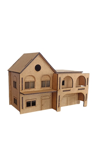 Ahşap Maket Konak 200 X 150 X 121mm