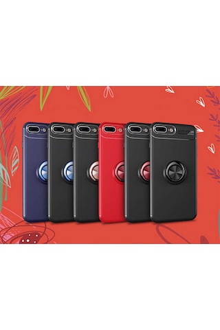 Apple Uyumlu iPhone 8 Plus Kılıf Zore Ravel Silikon Kapak Mavi
