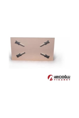 Arıcıoğlu_Ticaret 60 Cm X 140 Cm Metal Katlanır Ayaklı Dikdörtgen Sofra
