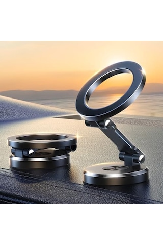 Apple iPhone Uyumlu 16/16 Pro Max Magsafe Araç Montajı, Tüm Metal Ve 360 Ayarlama N55 Güçlü Mıknatıslı Araba İçin Manyetik Telefon Tutucu, Apple iPhone Uyumlu 16 15 14 13 12 Ve Magsafe Kılıf Ve Tüm Telefonlar İçin