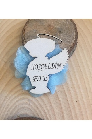 AHŞAP MAGNET BEBEK ŞEKERİ BEBEK HEDİYELİK 100 ADET 56456 Ahşap