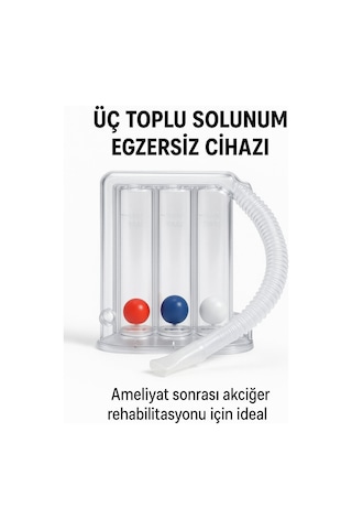 Rabır Triflo Solunum Egzersiz Cihazı