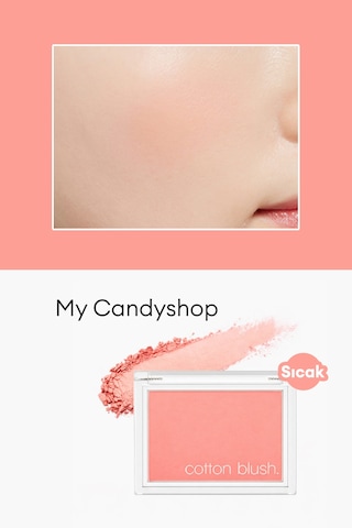 Missha Cotton Blusher Yumuşak Dokulu Kolay Sürülebilen Allık My Candy Shop