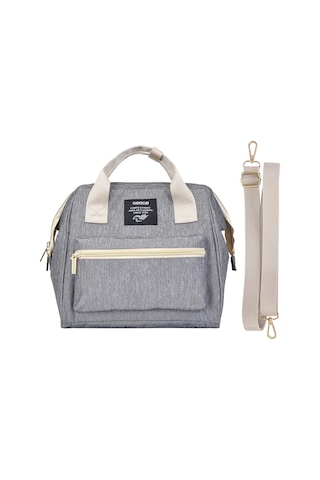 Jeehugo Gri Çok Fonksiyonlu Bebek Çantası - El/omuz/üçgen Çantası, Su Geçirmez, Geniş Hacimli Anne Bebek Seyahat Çantası 25x15x28cm Gri