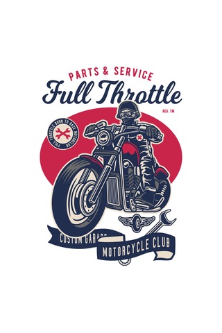 Paybuy Parts Service Garage Motosiklet Kulübü Baskılı Erkek Tişört