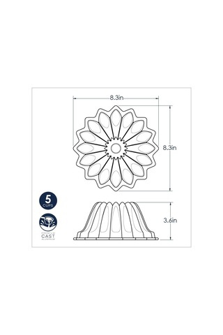 Nordicware Lotus Bundt Kek Kalıbı