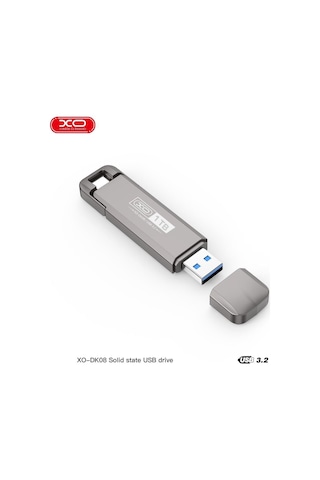 1 Tb Usb 3.2 Ve Type-c Çift Girişli 450mb/s Yazma Hızı Darbeye Dayanıklı Metal Ssd Flash Bellek