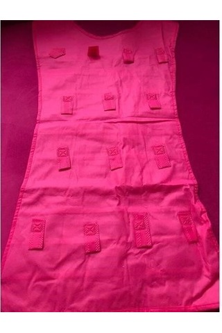 Zmc Bilişim Elbise Şeklinde Takı Organizeri - Pembe Çok Renkli