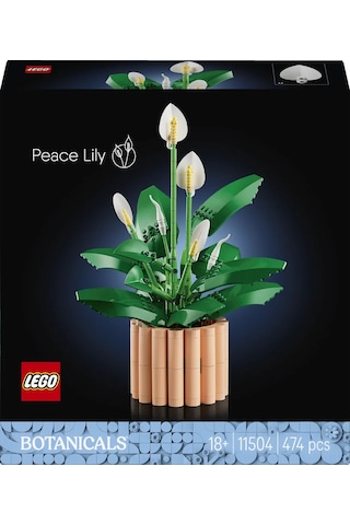 LEGO® Botanicals Barış Çiçeği 11504 - Yetiskinler için 6 Baris Çiçegi Içeren Koleksiyonluk Dekoratif Model Yapim Seti (474 Parça)