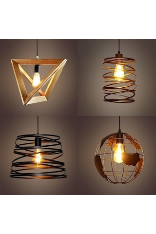 10 Lu Edison St64 Flamanlı Rustik l 4w Led Ampul 10'lu Dekoratif