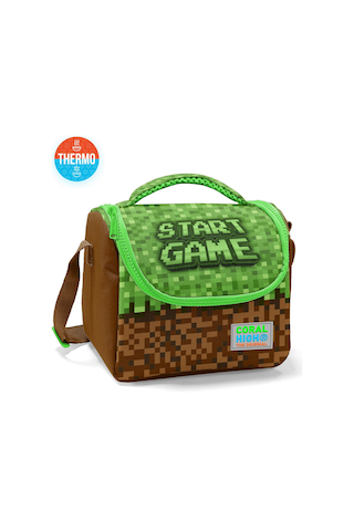 Coral High Kids Yeşil Craft High Craft Desenli Thermo Beslenme Çantası 11792 Yeşil
