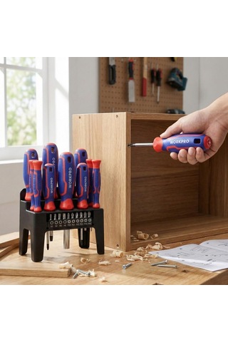 Workpro Wp200551 21 Parça Cr-v Duvar Askı Aparatlı Profesyonel M