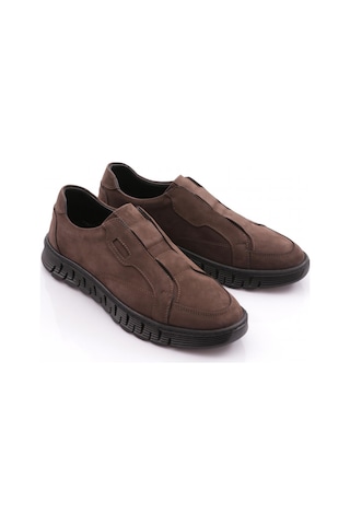 Dgn 9272 Erkek Düz Taban Sneakers Ayakkabi 9272-2505-R11235 Kahverengi